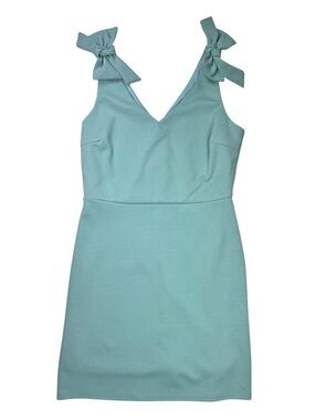 She + Sky Aqua Blue Sleeveless Mini Dress. Size Medium